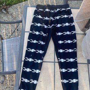 Black & White Joggers